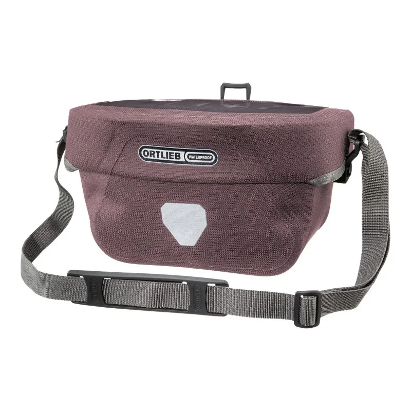 Ortlieb Ultimate Six Urban 5L Handlebar Bag in Ash Rose Pink